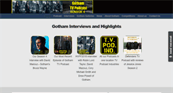 Desktop Screenshot of gothamtvpodcast.com